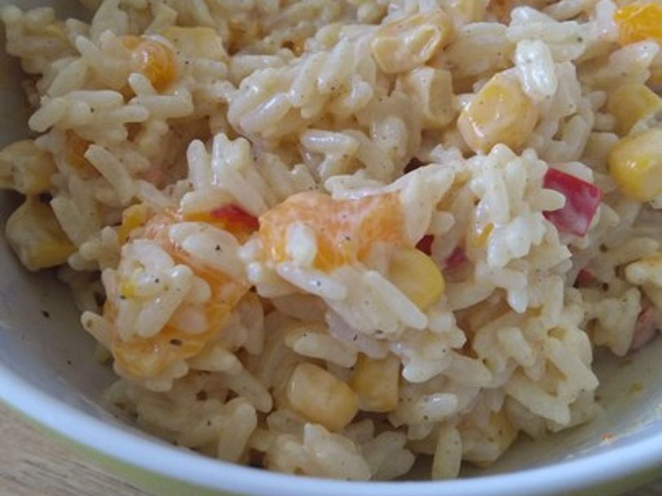 Vegetarischer Reissalat mit Mandarinen von Micha8473 | Chefkoch