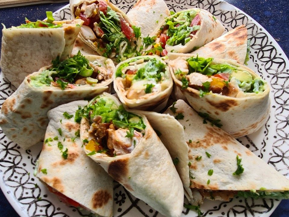 Hähnchen-Wraps von uzabel| Chefkoch