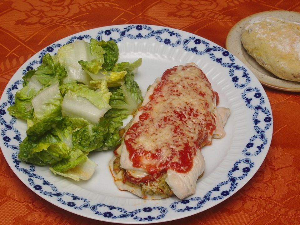 Gefülltes Putenschnitzel mit Chorizo und Avocadopesto von Tatunca| Chefkoch