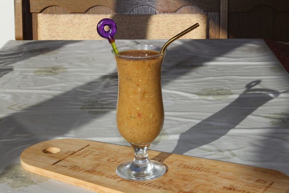 Pfirsich-Banane Smoothie