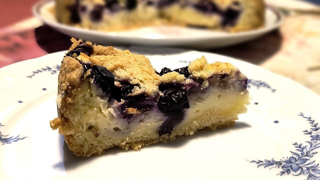 Heidelbeer-Quark-Kuchen mit Streuseln von JoRo3