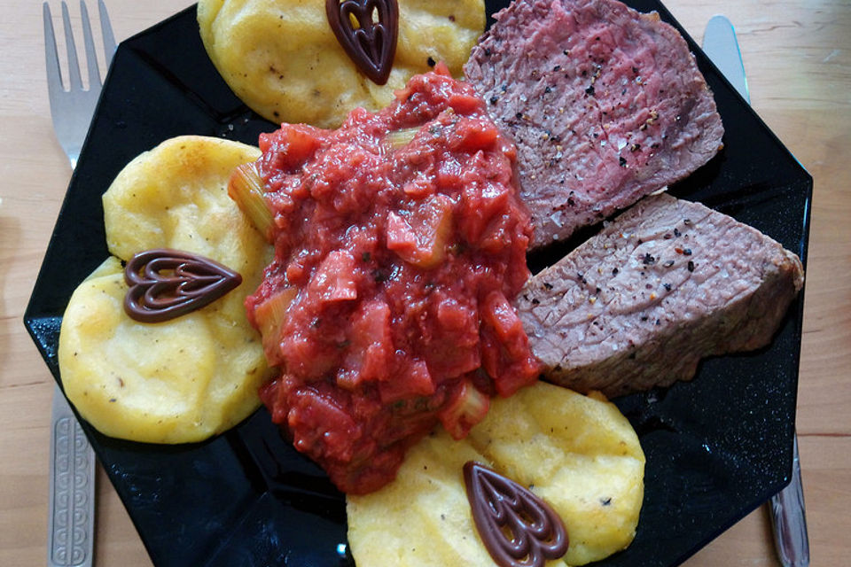 Erdbeer-Fenchel-Gemüse mit Basilikum