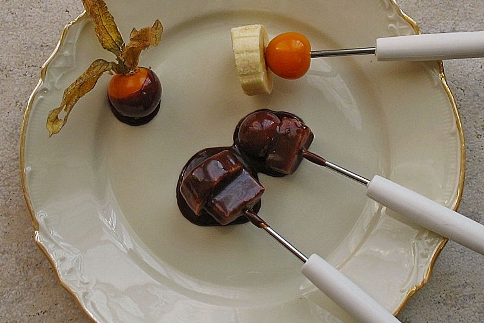 Schokoladenfondue Schokoladenfondue