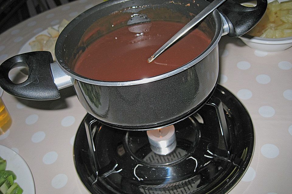 Schokoladenfondue Schokoladenfondue