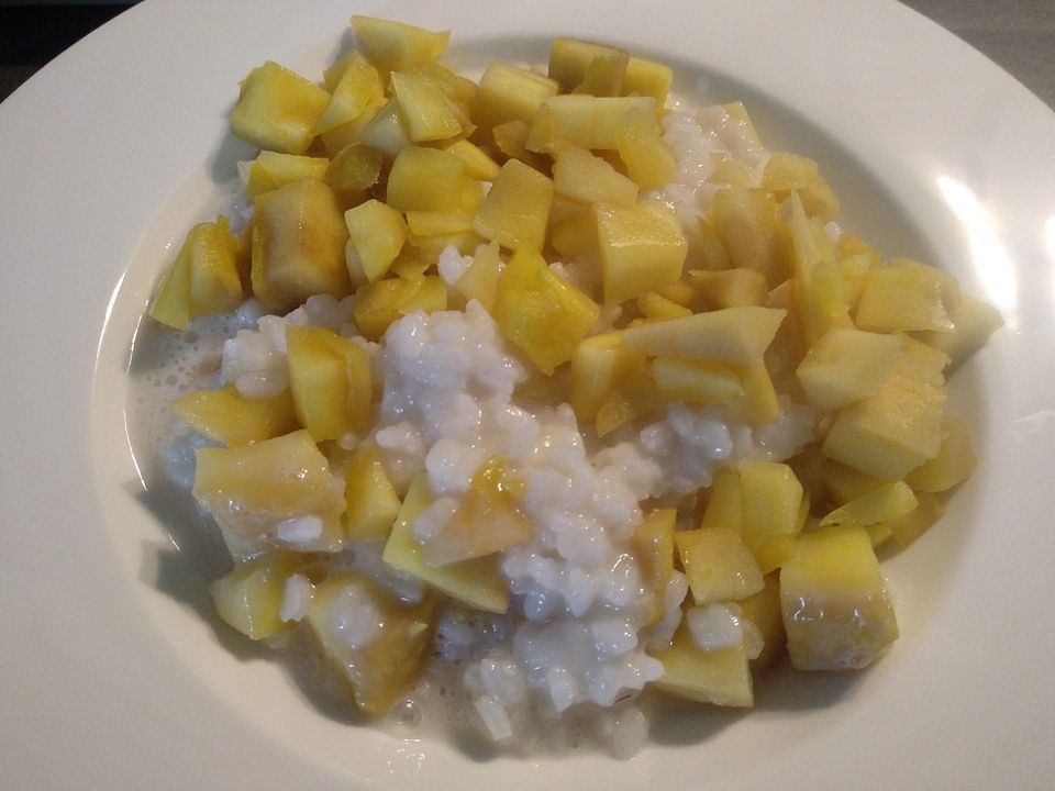 Veganer Mango-Kokos-Milchreis von frances-gumm| Chefkoch