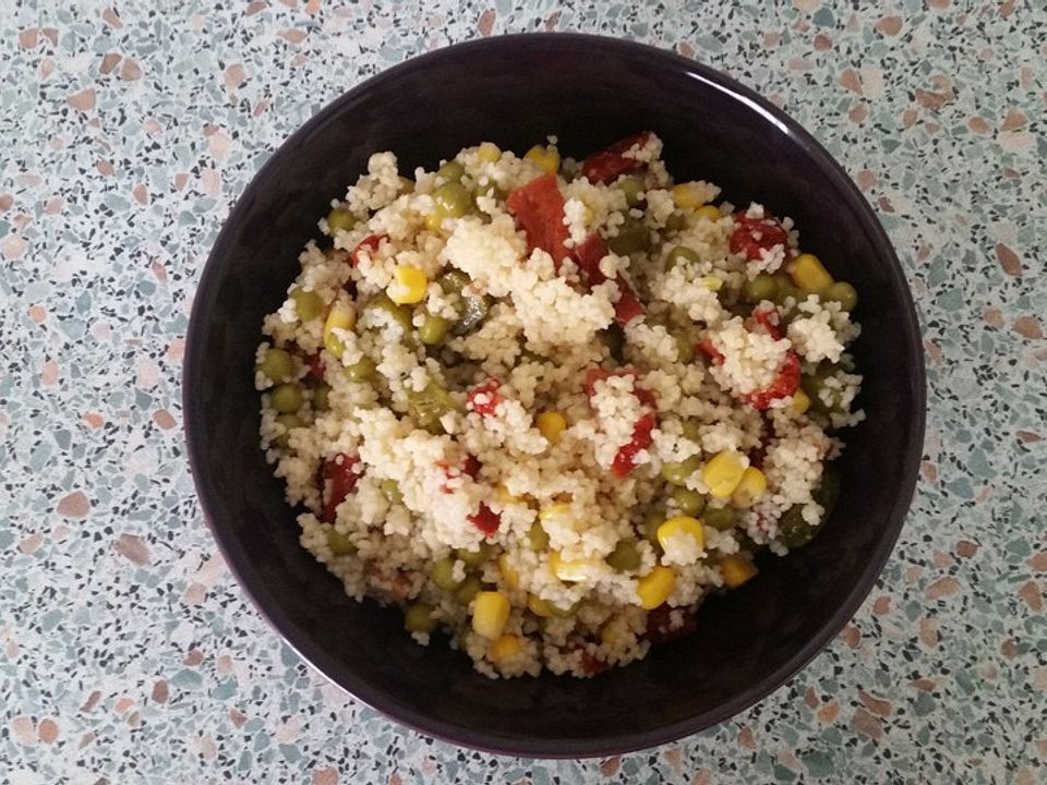 Nussiger Gemüse Couscous Salat von SunnyKida| Chefkoch