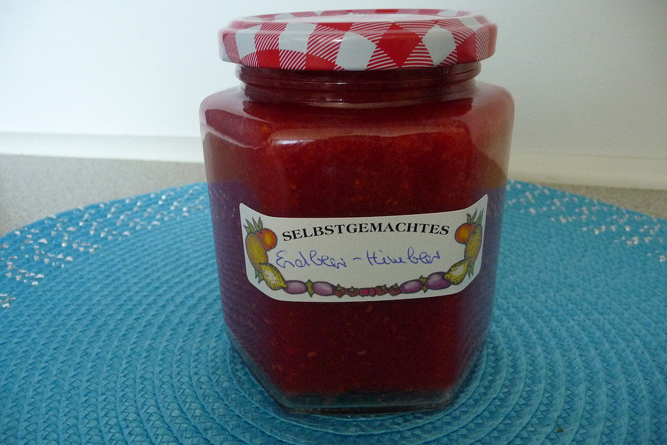 Erdbeer-Himbeer-Marmelade