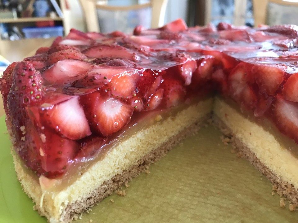 Erdbeer-Rhabarberkuchen von tg.schulte| Chefkoch