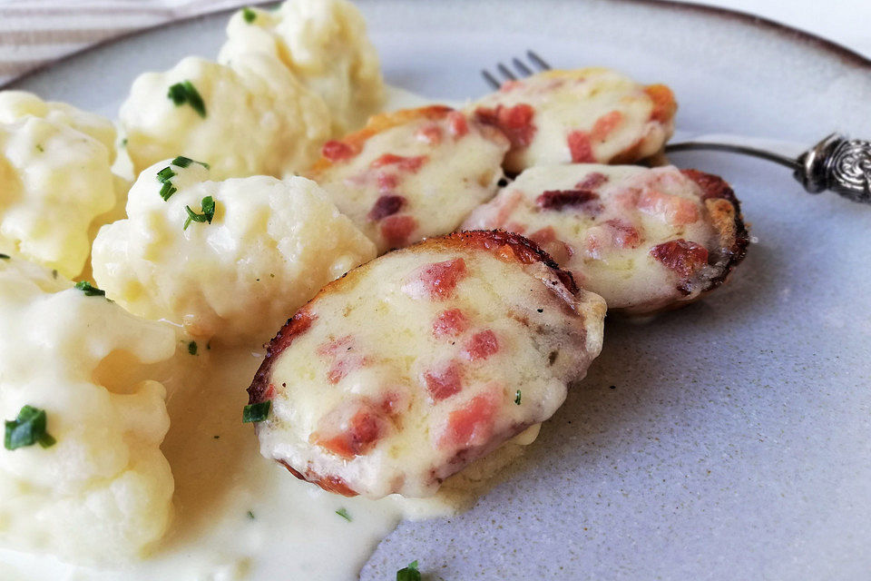 Gebackene Käsekartoffeln Gebackene Käsekartoffeln