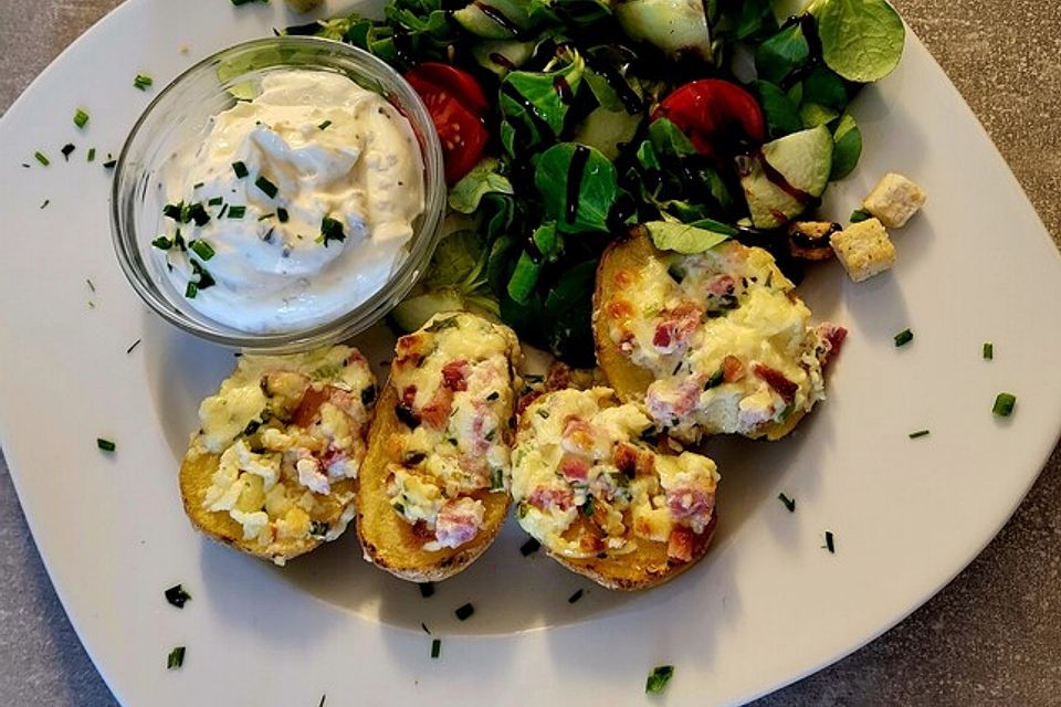 Gebackene Käsekartoffeln Gebackene Käsekartoffeln