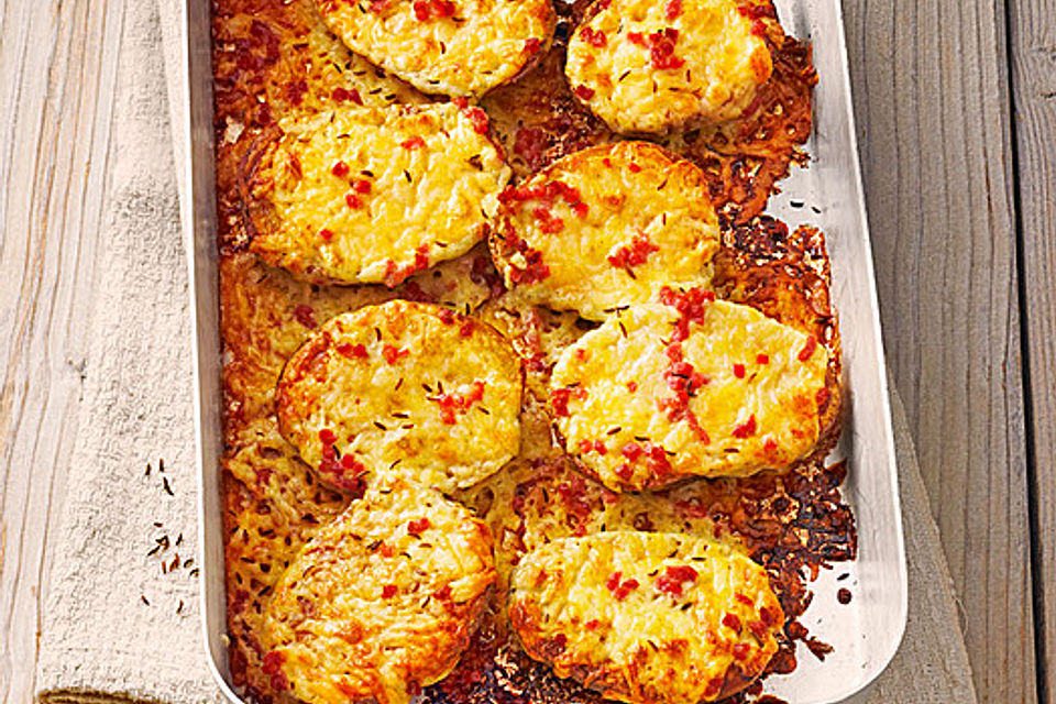 Gebackene Käsekartoffeln Gebackene Käsekartoffeln