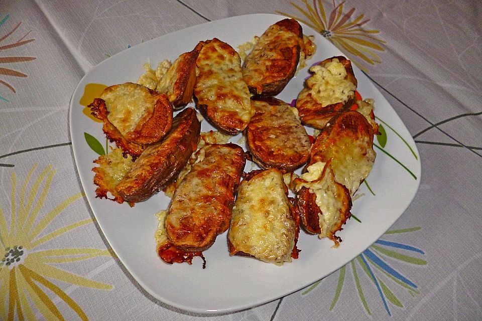 Gebackene Käsekartoffeln Gebackene Käsekartoffeln