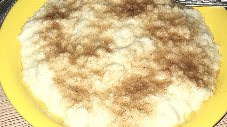 Reispudding selbst machen mit Rice Meal & Proteinpulver