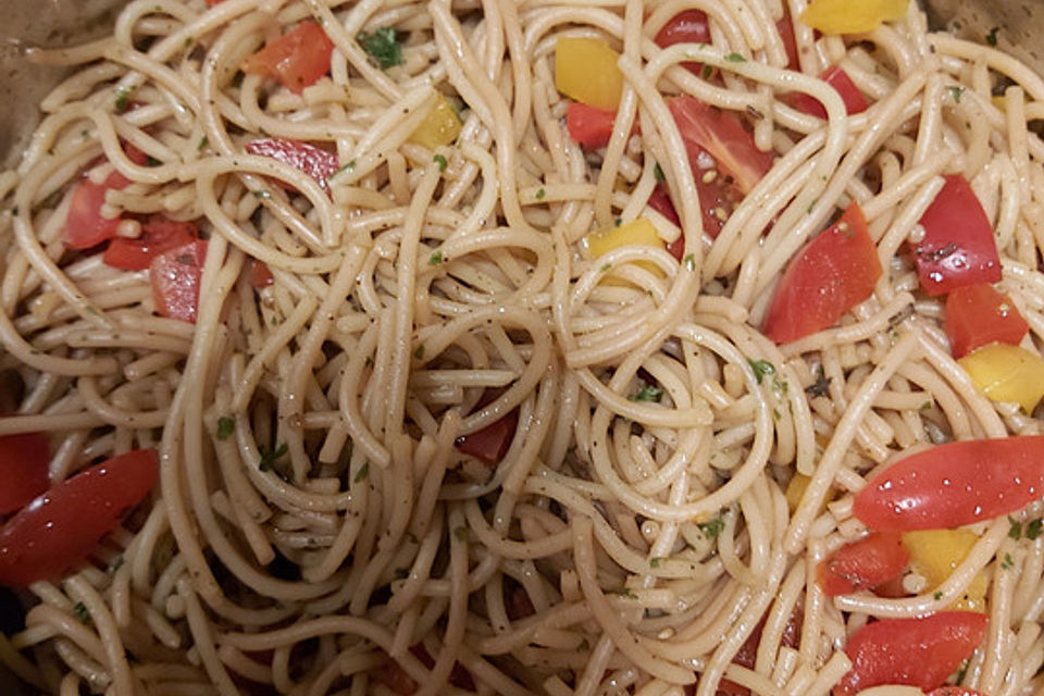 Spaghettisalat mit Maggi