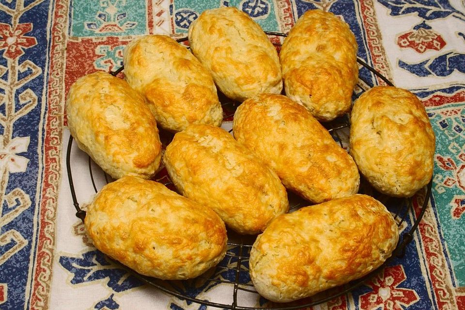 Australische Damper-Baguette-Brötchen