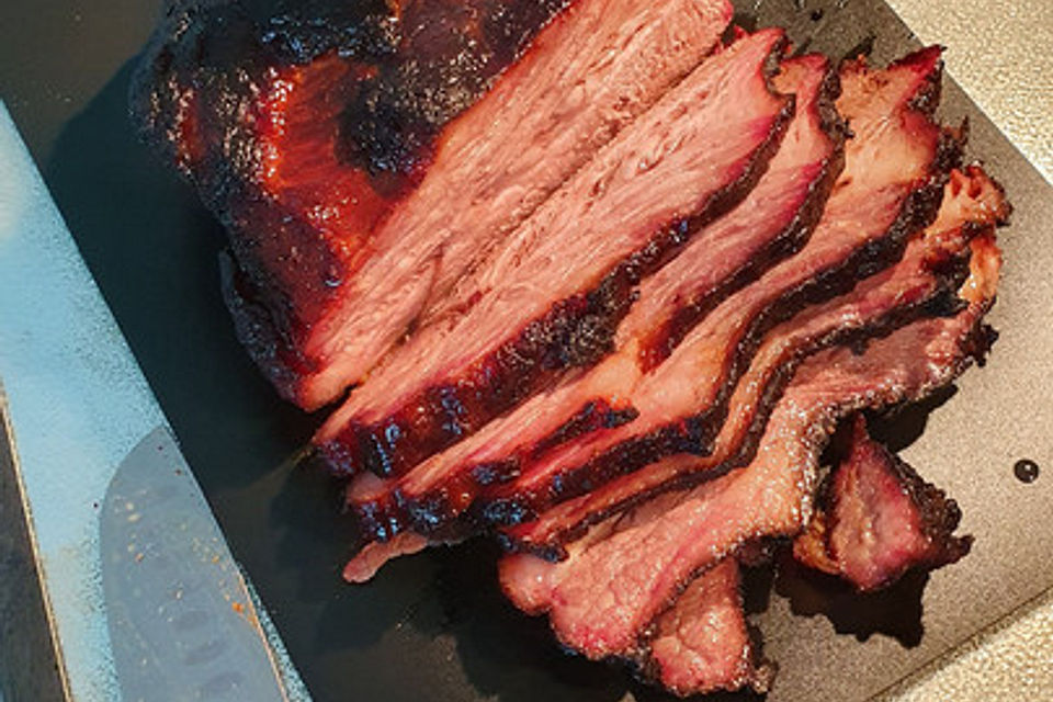 Beef Brisket - Rinderbrust vom Gasgrill