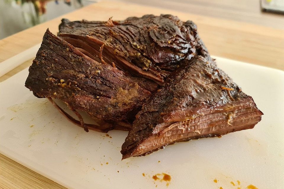 Beef Brisket - Rinderbrust vom Gasgrill