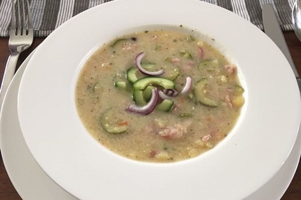 Gurken-Kartoffel-Suppe