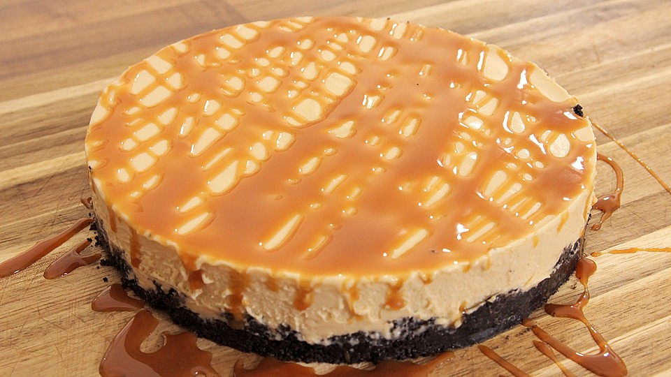 No Bake Dulce De Leche Cheesecake Von Chefkoch Video 
