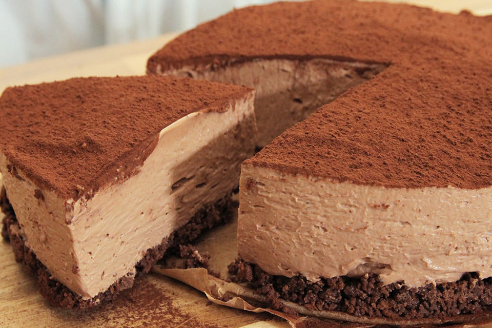 No Bake Schoko-Cheesecake