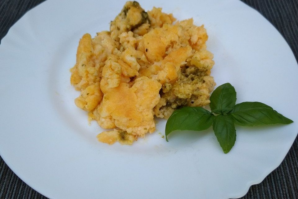 Rührei mit Pesto