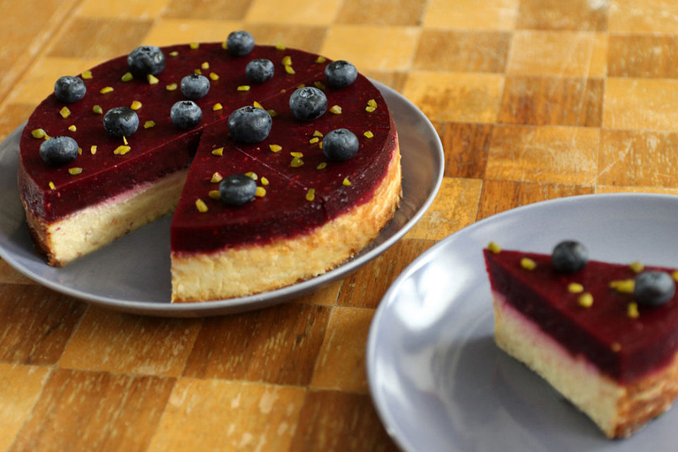 Cheesecake mit Beerentopping