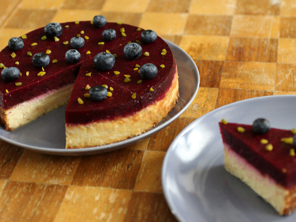 Cheesecake mit Beerentopping von KiezCook | Chefkoch