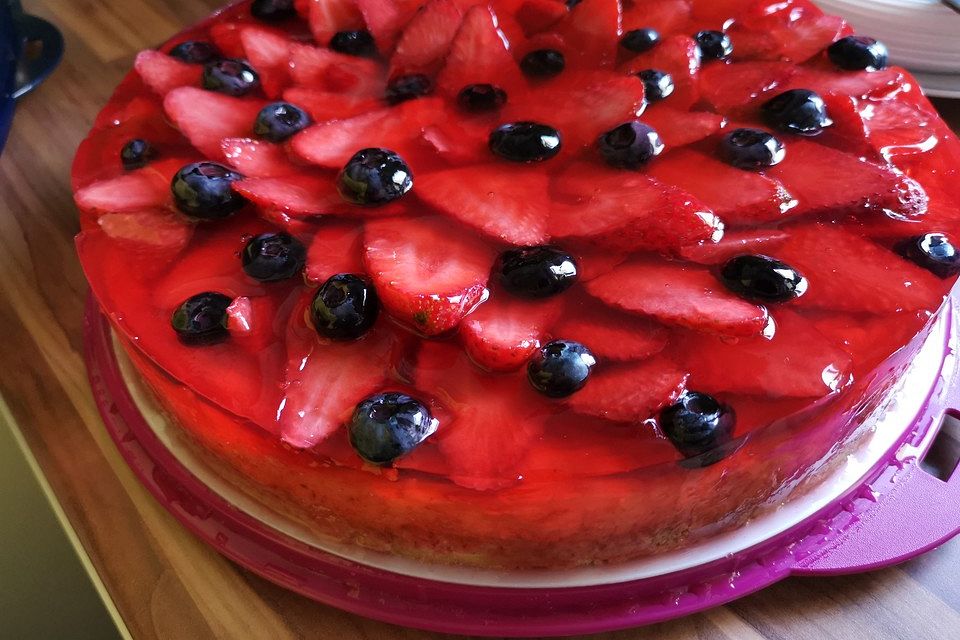 Cheesecake mit Beerentopping