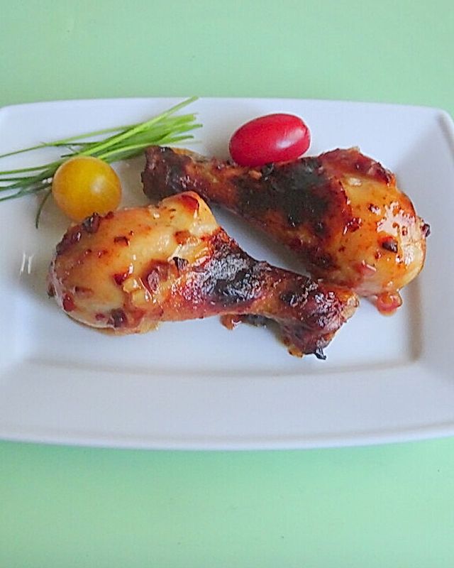 Chicken Wings in Honig-Barbecue-Marinade