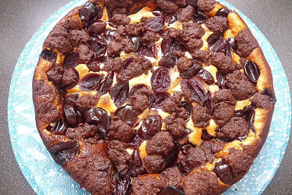 Rotweinpflaumen - Mandel Zupfkuchen Rotweinpflaumen - Mandel Zupfkuchen