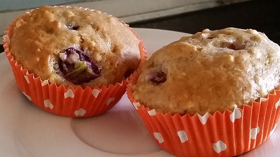 Trauben Mandeln Muffins Ohne Ruhrgerat Von Esti2010 Chefkoch 