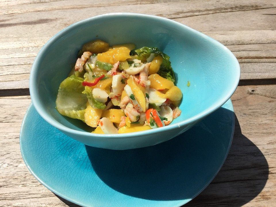 Flusskrebs-Mango-Salat von rulitos| Chefkoch
