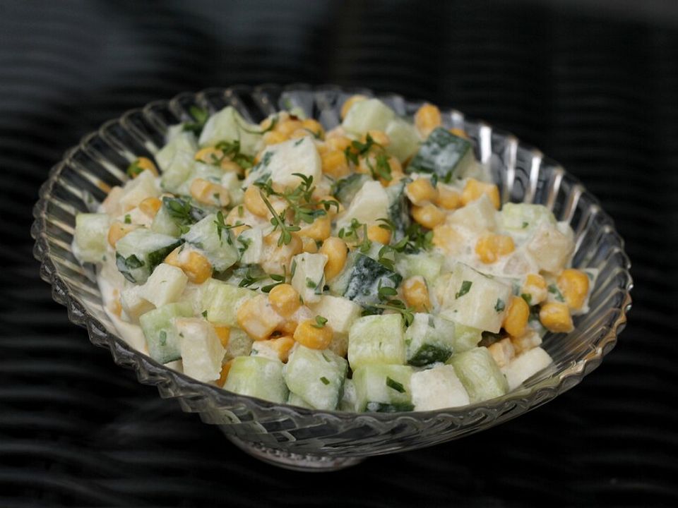 Mais - Apfel - Gurken - Salat von anja6670| Chefkoch