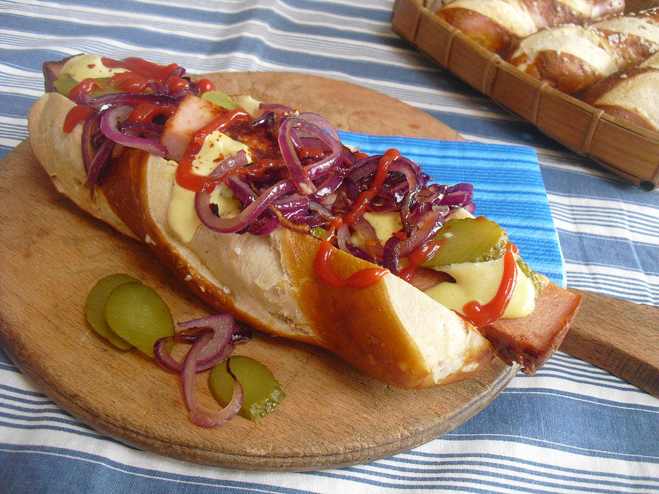 Bayrischer Leberkäse Hot Dog von metzen1978 | Chefkoch