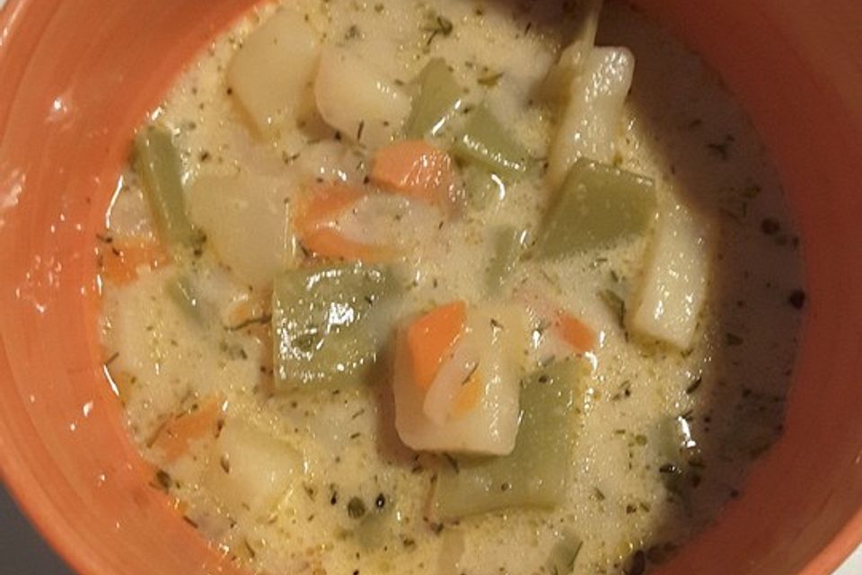 Saarländische trübe Bohnensuppe