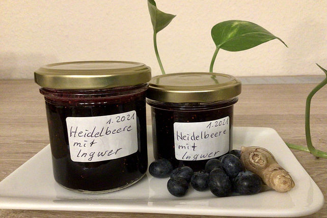 Heidelbeermarmelade mit Ingwer von piknole| Chefkoch