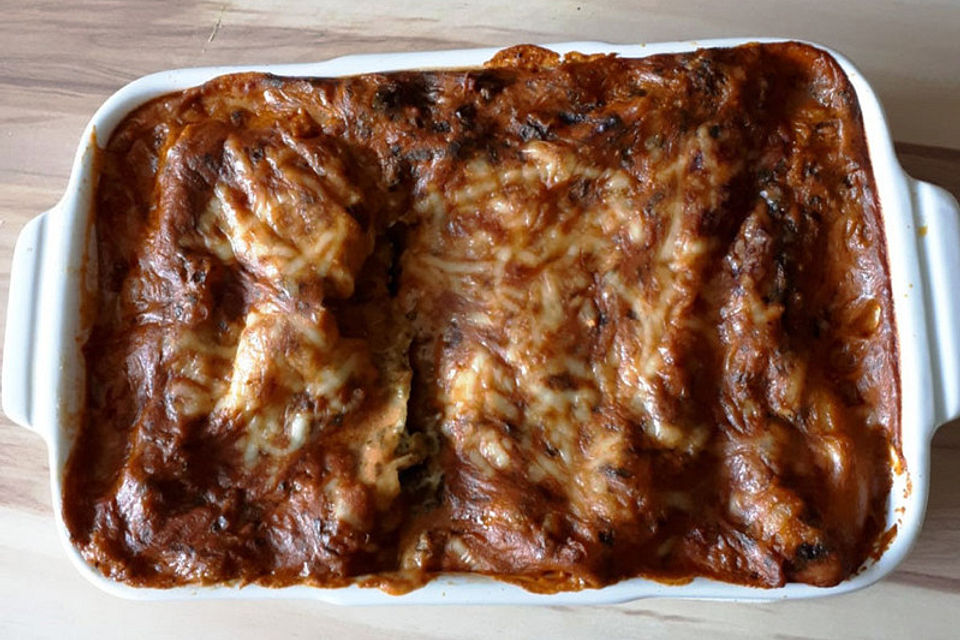 Vier Käse Spinat Cannelloni