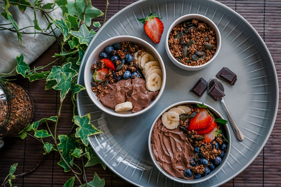 Veganes 3 Zutaten Schokoladenmousse