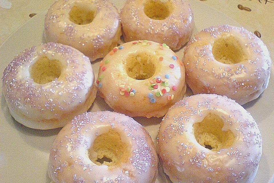 Donuts für die Blechform