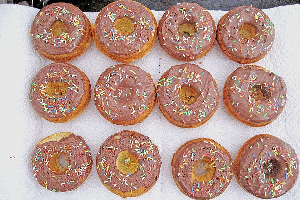 Donuts für die Blechform