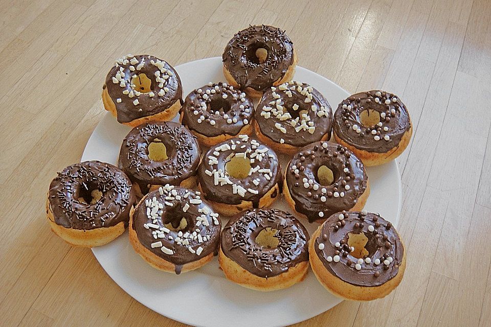 Donuts für die Blechform