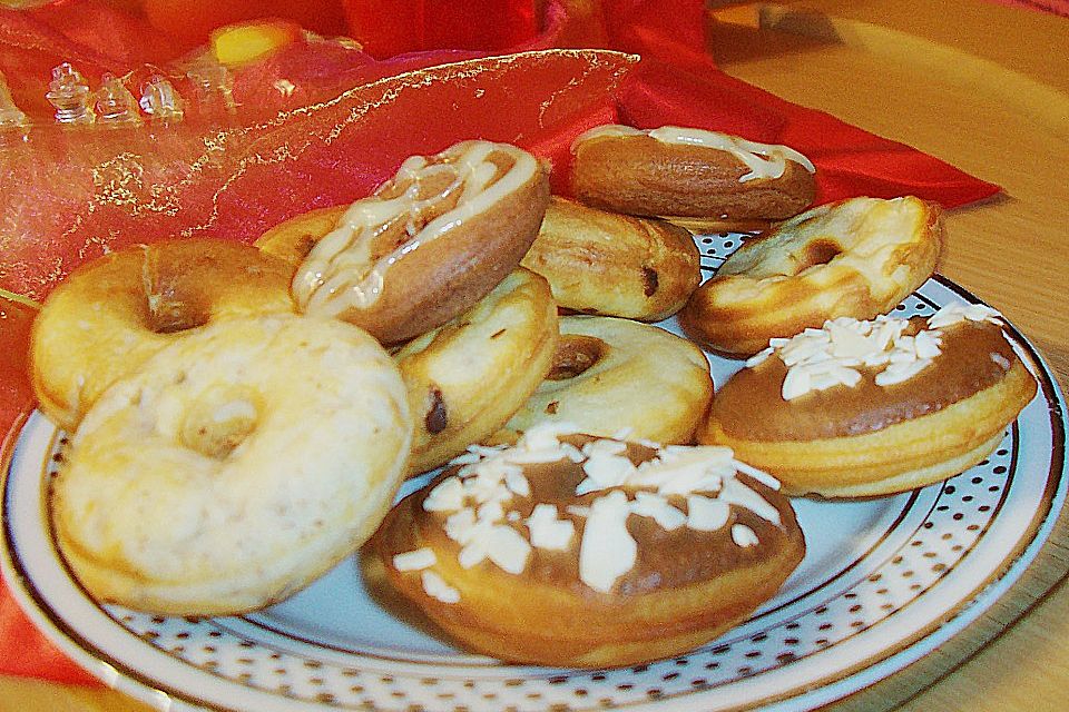 Donuts für die Blechform