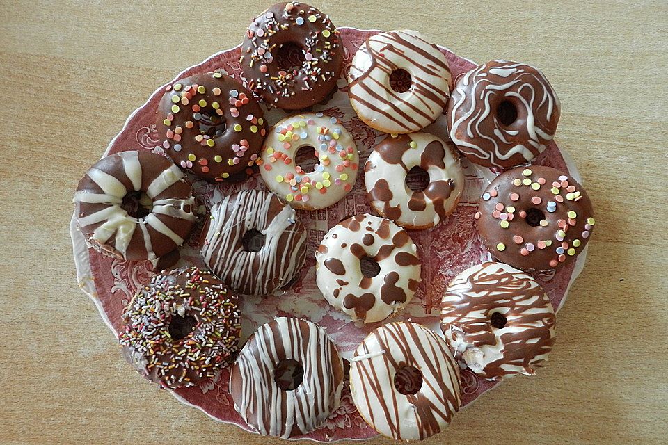 Donuts für die Blechform