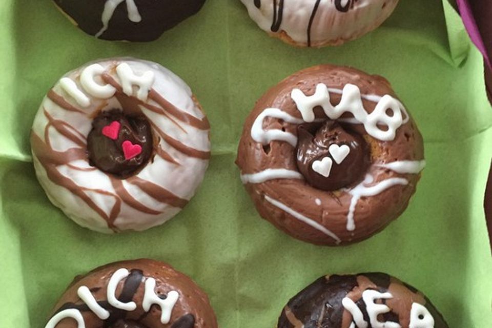 Donuts für die Blechform