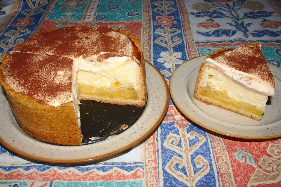 Apfel-Eierlikör-Käsekuchen