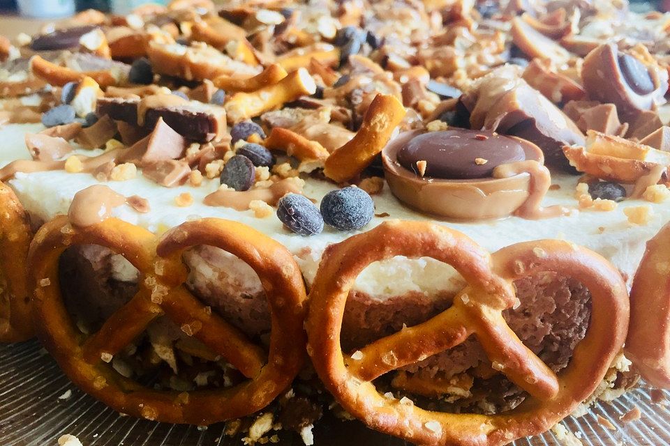 Toffifee-Schoko-Brezel-Torte