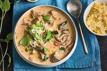 Scharfe Entensuppe