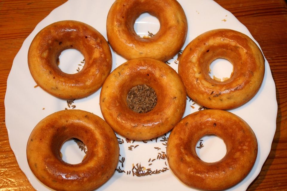 Bagels mit Kümmel