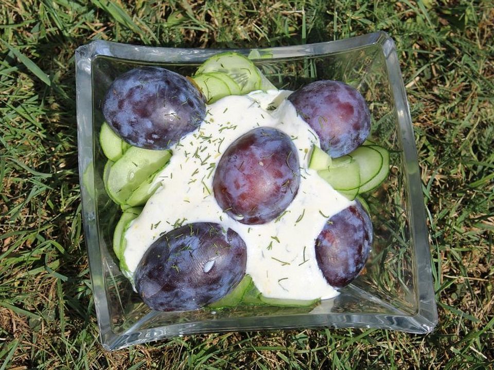 Fruchtiger Gurken-Zwetschgen-Salat von patty89| Chefkoch