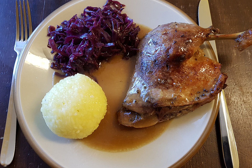 Entenbraten nach Wildbretart